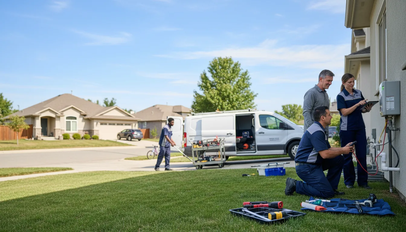 Tankless water heater service in Florien, LA